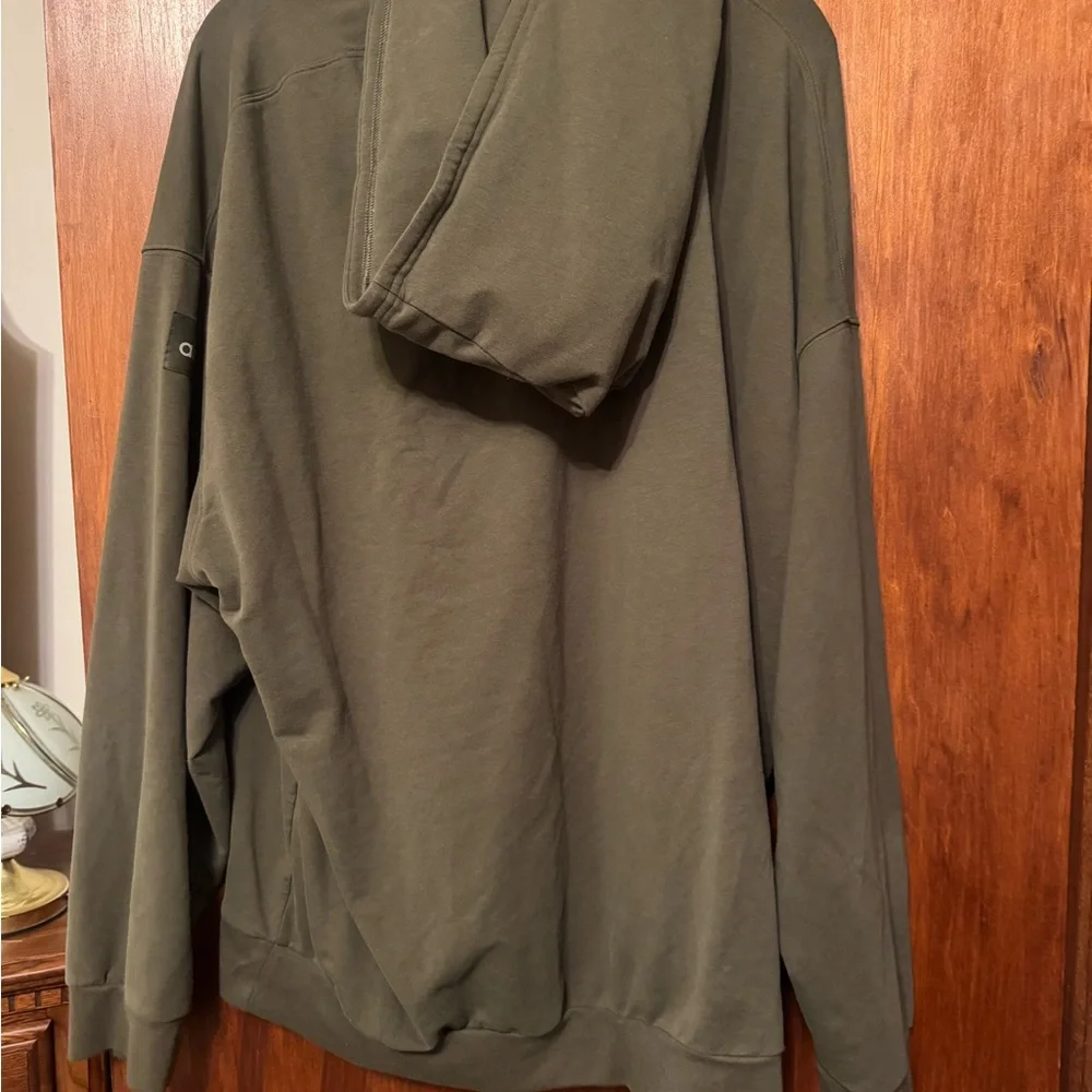 ALO Yoga Women’s Plus Size Double Take Hoodie - Green Olive - Size 2X